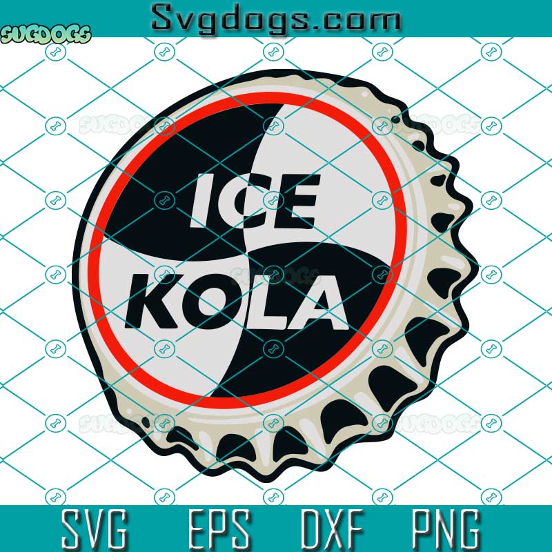 Ice Kola Soda Bottlecap SVG, Soda Bottlecap SVG