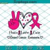 Bee Lieve In A Cure SVG, Breast Cancer SVG, Bee SVG