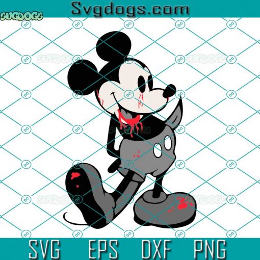 Mickey Zombie SVG, Halloween SVG, Zombie SVG