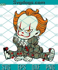 Movie Character SVG, Halloween SVG, Pennywise SVG