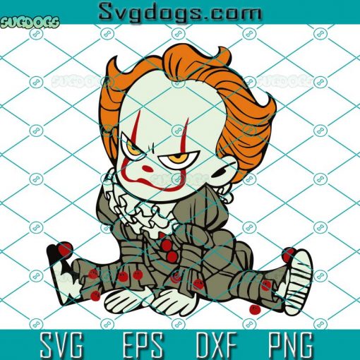 Movie Character SVG, Halloween SVG, Pennywise SVG