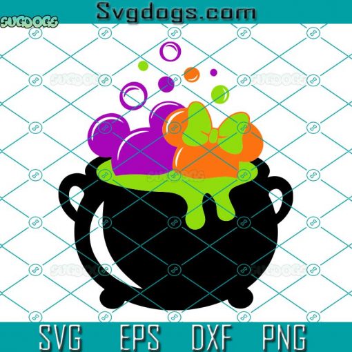 Halloween Cauldron SVG, Mouse Ears Hocus Pocus SVG, Mickey Halloween SVG