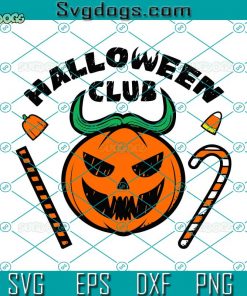 Halloween Club SVG, Halloween Party SVG, Bat Halloween SVG