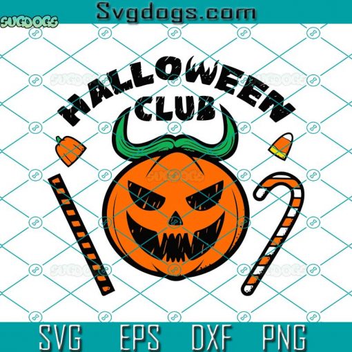 Halloween Club SVG, Halloween Party SVG, Bat Halloween SVG