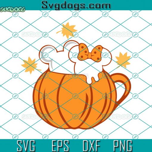 Pumpkin Spice Mouse Heads SVG, Marshmallows SVG, Pumpkin Mouse SVG