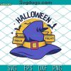 Scary Witch Hat Halloween SVG, Witch Hat SVG, Halloween SVG