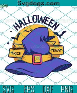 Halloween Trick Or Treat SVG, Witch Hat SVG, Halloween SVG