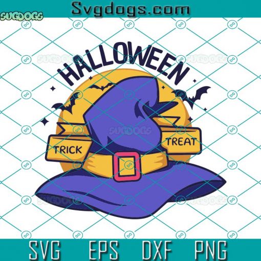 Halloween Trick Or Treat SVG, Witch Hat SVG, Halloween SVG