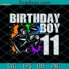 11 Years Old Paintball Birthday Party Boys SVG, Birthday SVG, 11st SVG