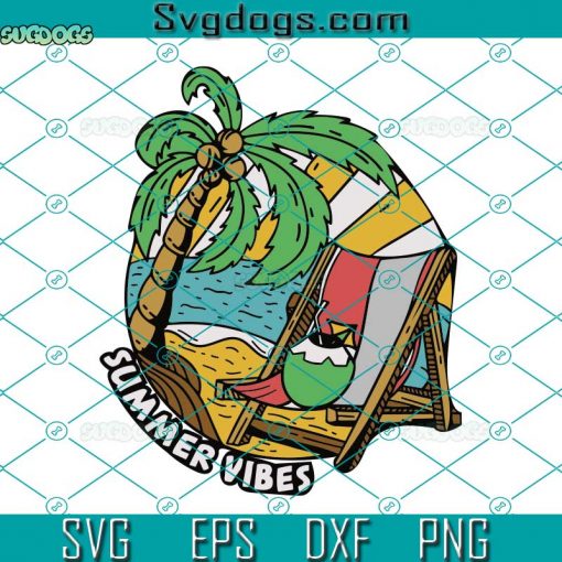 Beach Vibes Beach Life SVG, Beach Summer Vacation SVG, Summer SVG