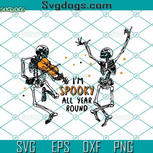 Halloween Dancing Skeleton SVG, Tis’ The Season To Be Spooky Funny SVG, Dancing Skeleton SVG