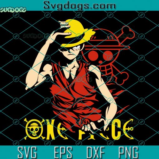 One Piece SVG, Anime SVG, Luffy SVG