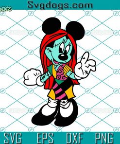 Sally Minnie SVG, The Nightmare Before Christmas SVG, Halloween SVG