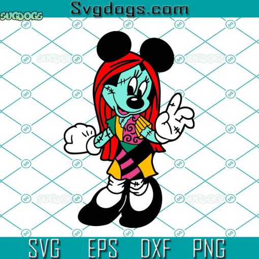 Sally Minnie SVG, The Nightmare Before Christmas SVG, Halloween SVG