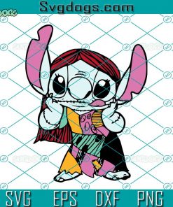 Stitch Sally SVG, The Nightmare Before The Christmas SVG, Halloween SVG