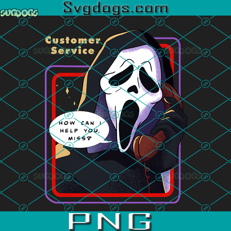 Scream Service PNG, How Can I Help You Miss PNG