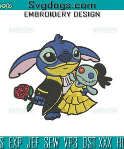 Stitch Halloween Embroidery Design File, Stitch Embroidery Design File