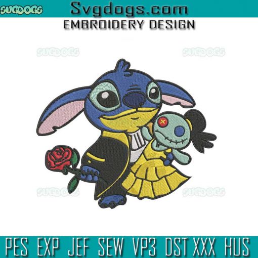 Stitch Halloween Embroidery Design File, Stitch Embroidery Design File
