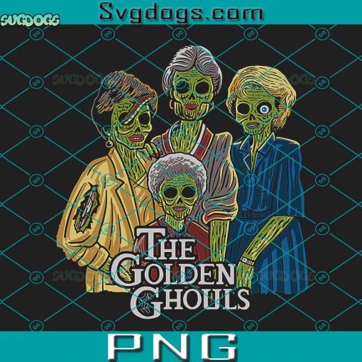 The Golden Ghouls PNG, Golden Girls Halloween PNG