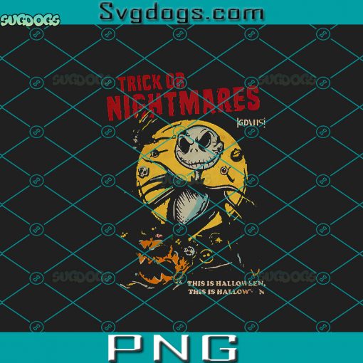 Trick Or Nightmares PNG, Jack Skellington PNG, Halloween PNG