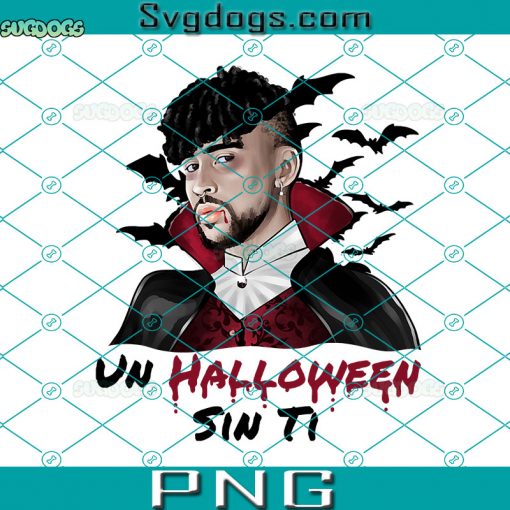 Bad Bunny Halloween Dracula PNG, Un Verano Sin Ti PNG Digital Download