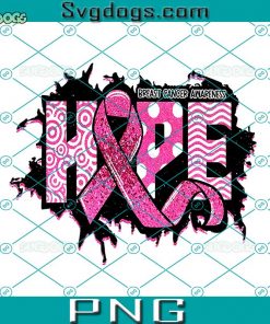 Hope Breast Cancer PNG, Hope Ribbon PNG, Cancer PNG, Awareness PNG