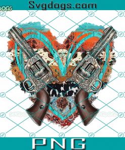 Love Gun PNG, Cowhide Texas PNG, Western PNG, Texas PNG