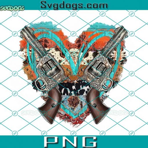 Love Gun PNG, Cowhide Texas PNG, Western PNG, Texas PNG