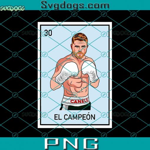 Canelo El Campion PNG, Canelo Alvarez Loteria Cards PNG, El Campeon PNG