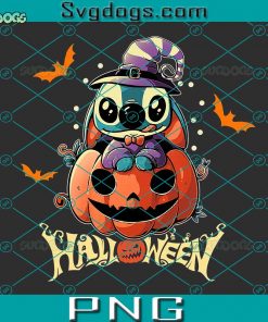 Witch Stitch Pumpkin PNG, Witch Stitch PNG, Pumpkin Stitch New PNG, Halloween PNG