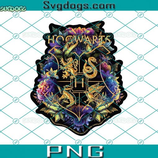 Hogwarts Crest PNG, Harry Potter PNG, Watercolor PNG