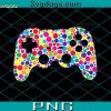 Colorful Polka Dot Game Controller PNG, Game PNG