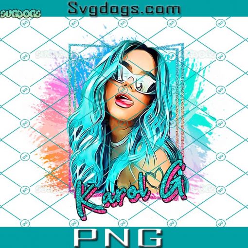 Karol G Colorful PNG, La Bichota PNG, Karol G PNG