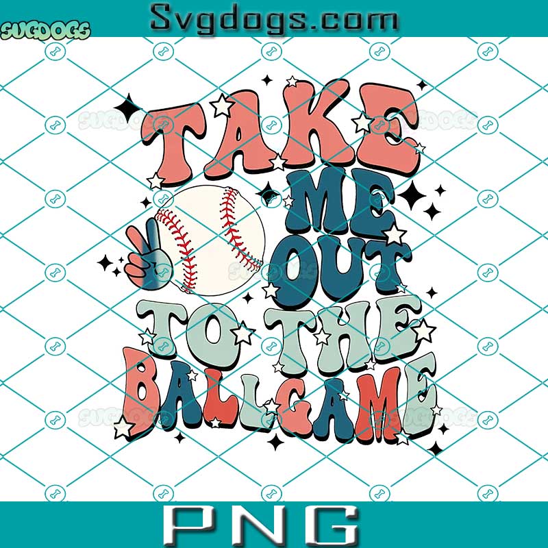 Take Me To The Ballgame PNG, Baseball PNG, Ballpark PNG, Retro Summer PNG