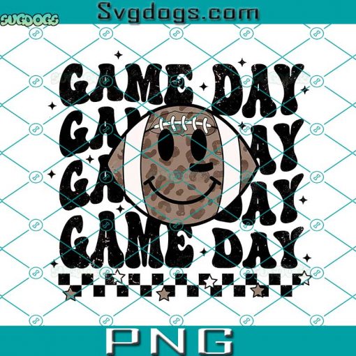 Football Game Day PNG, Football PNG, Retro Football PNG, Football Vibes PNG, Touchdown Season PNG