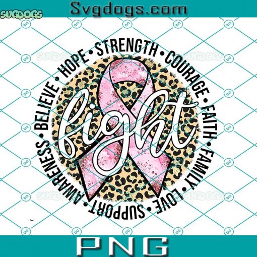 Fight Breast Cancer PNG, Breast Cancer Awareness PNG, Pink Ribbon PNG