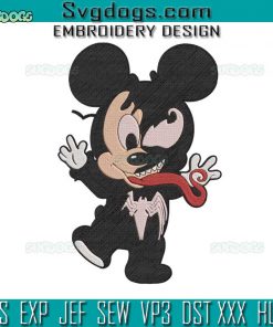 Baby Vemon Mickey Embroidery Design File, Mickey Mouse Embroidery Design File