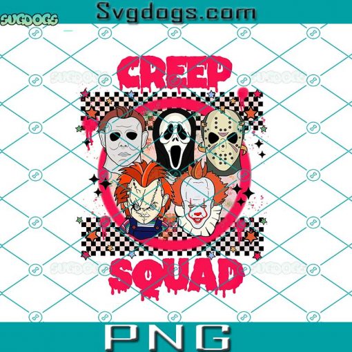 Creep Squad Halloween PNG, Retro Halloween PNG, Creep It Real PNG, Stay Spooky PNG