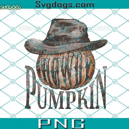 Howdy Pumpkin PNG, Pumpkin Halloween PNG, Western PNG, Howdy Country PNG