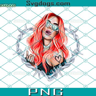 Karol G Red Hair In The Wire Heart Bichota Word PNG, Karol G Bichota ...