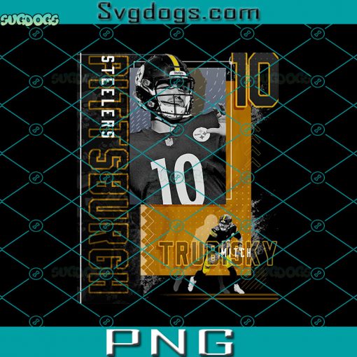 Mitch Trubisky Football PNG, Pittsburgh Steelers PNG, NFL PNG, Mitch Trubisky PNG