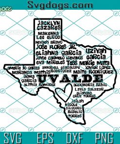 Uvalde Strong Robb Strong Texas Tournage SVG, Uvalde Strong SVG, Praying For All The Children SVG