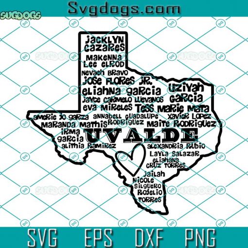 Uvalde Strong Robb Strong Texas Tournage SVG, Uvalde Strong SVG, Praying For All The Children SVG