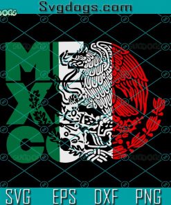 Mexico SVG, Mexico Coat Of Arms SVG, Eagle SVG, Mexican Seal SVG DXF EPS PNG