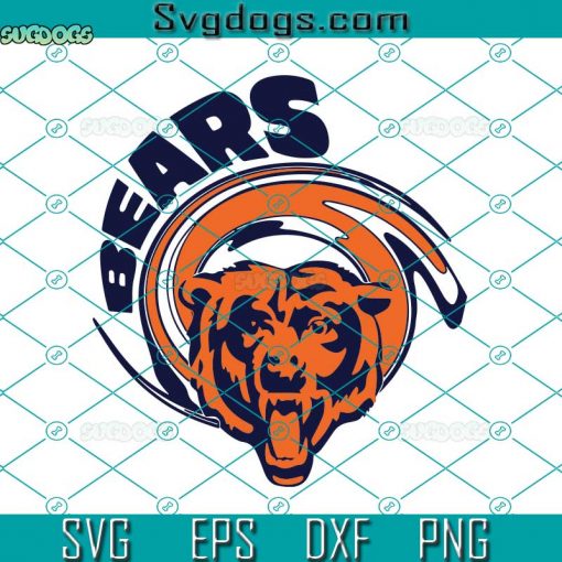 Bears Football SVG, Chicago Bears Logo SVG, Love Bears SVG DXF EPS PNG