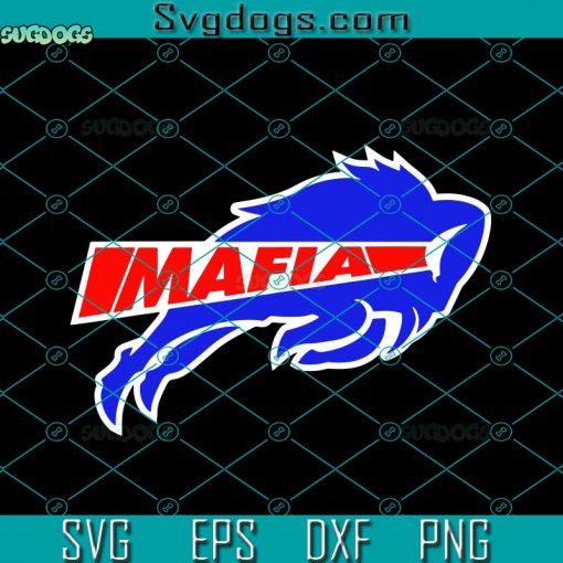 Bills Mafia SVG, WNY Pride SVG, Blue And Red Buffalo Tandard SVG