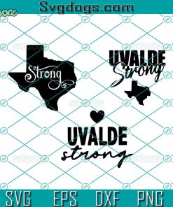 Uvalde Strong SVG Bundle, Heart Uvalde Strong Texas SVG Bundle, Pray For Texas SVG