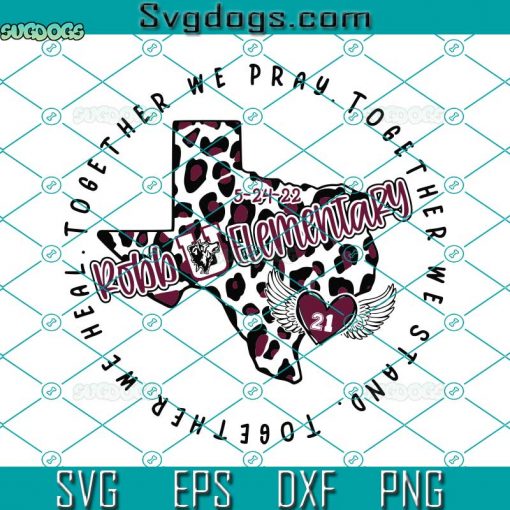 Leopard Uvalde Strong SVG, Pray For Uvalde SVG, Uvalde Shirt SVG