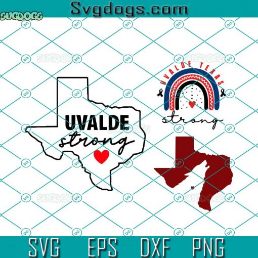 Uvalde Strong Wolf Texas SVG, Uvalde Strong SVG, Pray For Uvalde SVG, Uvalde Texas Strong SVG