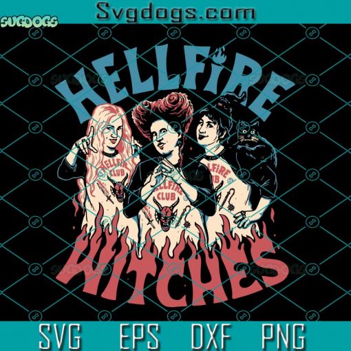 Best Sisters Sanderson Hellfire Witches SVG, Hocus Pocus Sanderson Sisters SVG, Squad Goals SVG, Halloween SVG